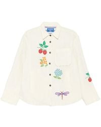 SUSANNA BLU - Crisantemo Button Jacket - Lyst
