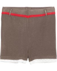 Siedres - Marthe Lace-Trim Shorts - Lyst