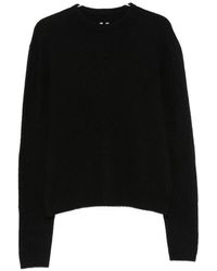Rick Owens - Ribbed-Trim Sweater - Lyst