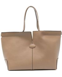 Tod's - Di Bag Folio Small Leather Tote Bag - Lyst