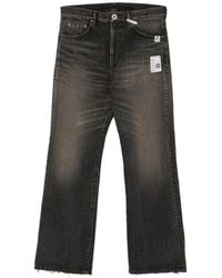 Maison Mihara Yasuhiro - Patch-Detail Whiskered Jeans - Lyst