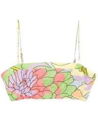 FARM Rio - Spring Affair Beaded Crop Top - Lyst