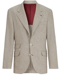 Brunello Cucinelli - Neutrals Jackets - Lyst