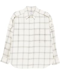 IRO - Check-Pattern Button-Down Shirt - Lyst