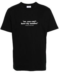 Off-White c/o Virgil Abloh - Off- Slogan-Print Cotton T-Shirt - Lyst