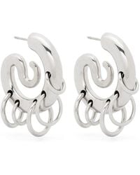Panconesi - Pierced Serpent Hoop Earrings - Lyst