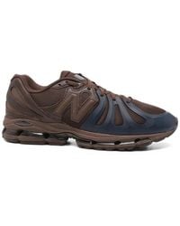 New Balance - Mesh-Panelled Logo-Patch Sneakers - Lyst