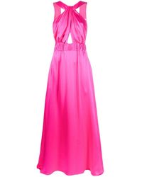 CRI.DA - Long Sleeveless Silk Dress - Lyst
