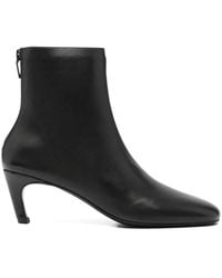 TOTEME - Leather Ankle Boots - Lyst