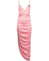 Paris Georgia Basics Synthetic Raina Dress in Pink | Lyst