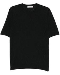 Fileria - Short-Sleeve Ribbed T-Shirt - Lyst