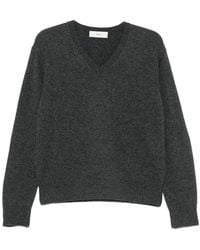 DUNST - V-Neck Knitted Sweater - Lyst