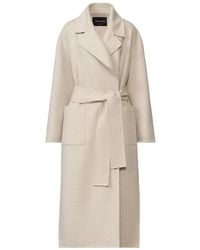 Fabiana Filippi - Belted Notch-Lapels Coat - Lyst