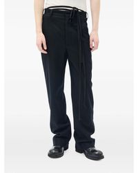 Ann Demeulemeester - Brushed-Wool Trousers - Lyst