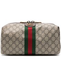 Gucci - Ophidia GG Supreme Canvas & Leather Toiletry Case - Lyst