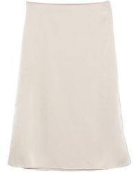 Calvin Klein - A-Line Skirt With Zip Fastening - Lyst
