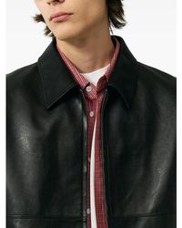DUNST Oversized Vintage Leather Jacket in Black for Men | Lyst