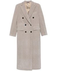 Eraldo - Double-Breasted Buttoned Coat - Lyst