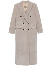 Eraldo - Double-Breasted Buttoned Coat - Lyst