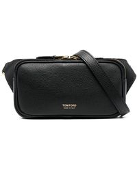 Tom Ford - Logo-Print Leather Belt Bag - Lyst