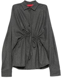 Thelatest - E-Dalida Drawstring-Waist Shirt - Lyst