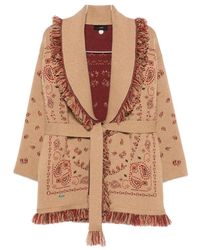 Alanui - Bandana Print Cardigan - Lyst