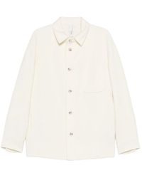 Hevò - Button-Down Shirt Jacket - Lyst