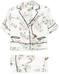 Olivia Von Halle - Arletta Anaa Floral-Print Pajamas - Lyst