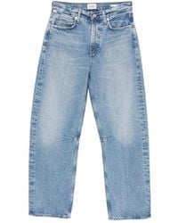 Citizens of Humanity - Miro Faded-Effect Wide-Leg Jeans - Lyst