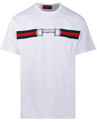 Gucci - Cotton Jersey T-Shirt - Lyst