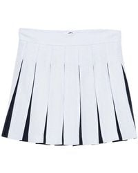 Vivetta - Textured Pleated Mini Skirt - Lyst