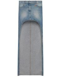 Courreges - Denim Skirts - Lyst