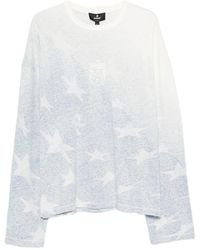 Represent - Usa Star-Print Long-Sleeve Cotton T-Shirt - Lyst