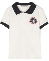 Moncler - Appliqué-Logo Polo Shirt - Lyst