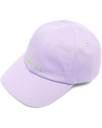 Stine Goya Debossed-logo Baseball Cap - Purple