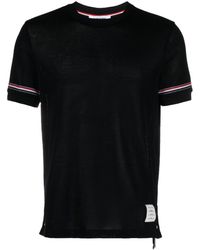 Thom Browne - Striped T-Shirt - Lyst