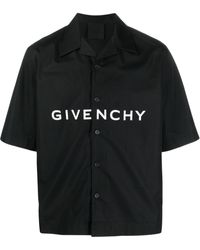 Givenchy - Logo Cotton Shirt - Lyst