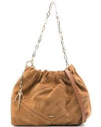 Ba&sh - Mini June Suede Tote Bag - Lyst