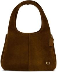 COACH - Lana Top-Handle Suede Shoulder Bag - Lyst