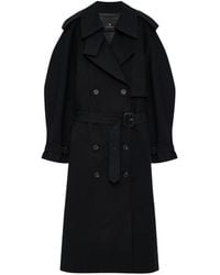 Anine Bing - Pascale Double-Breasted Belted Trench Coat - Lyst