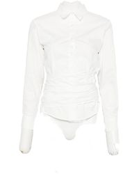 GIMAGUAS - Ashley Wrap-Waist Shirt - Lyst