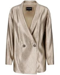 Giorgio Armani - Jackets Neutral - Lyst