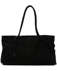 Low Classic - Haricot Suede Shoulder Bag - Lyst