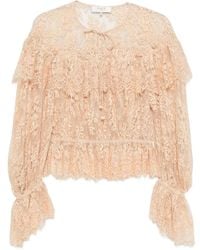 Sea - Ruffled Lace Blouse - Lyst