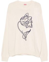 KENZO - Neutrals Sweaters & Knitwear - Lyst