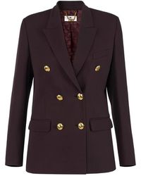 Elisabetta Franchi - Jackets - Lyst