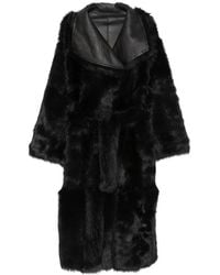 Yves Salomon - Shearling-Trimmed Fur Jacket - Lyst