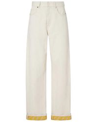 Fendi - Wide Jeans - Lyst