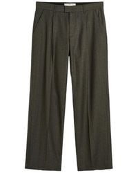 Our Legacy - Pinstripe-Pattern Pleated Trousers - Lyst