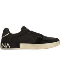 Dolce & Gabbana - Sports Shoes With Logo - Lyst